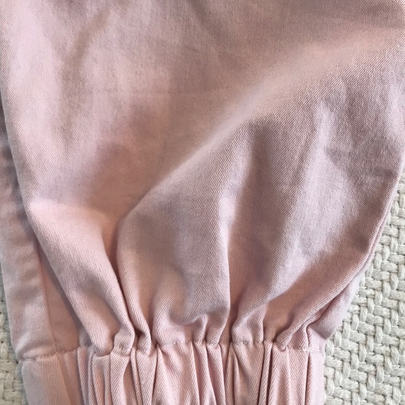 Bardot cargo jogger pants 28 paper bag waist pink heavy cotton preppy weekend - Picture 7 of 13